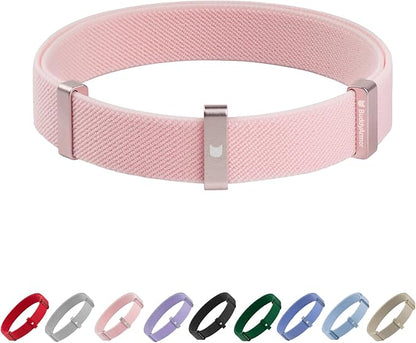 Safety Cat Collar and ID Tag Set - Elastic Quick Release Non Breakaway Personalized Anodized Aluminum Engraved Pet Name Tag, Lightweight for Kitten Small Large Cats