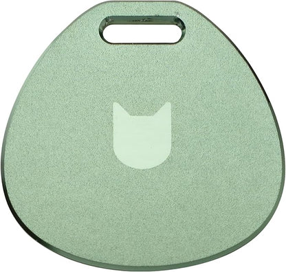 Safety Cat Collar and ID Tag Set, Elastic Quick Release Non Breakaway Collar, Personalized Aluminum Engraved Pet Name Tag, Lightweight for Kitten Small Large Cats (Alpine+Olive-S, Pocket)