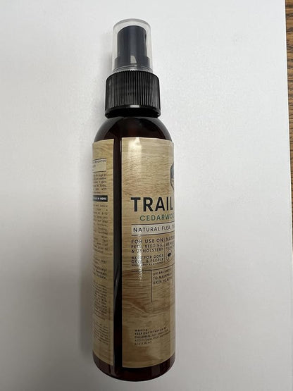 Trail Guard Natural Extra Strength Insect, Flea and Tick Spray for Dogs, Cats, People & Home (2Pack 4oz, Cedarwood & Rosemary)