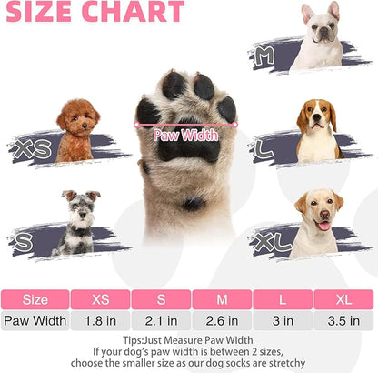 KOOLTAIL Dog Socks for Hot Pavement, Summer Breathable Dog Socks to Prevent Licking Paws, Non Slip Pet Boots & Paw Protectors for Hardwood Floor,Grippy Shoes for Small Medium Large Senior Dogs,Pink S