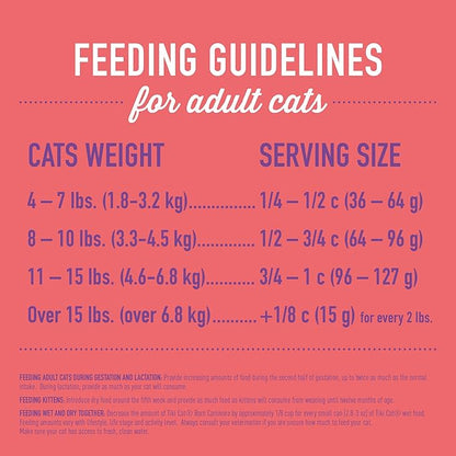 Tiki Cat Born Carnivore High Protein Dry Cat Food, Chicken, Herring & Salmon Meal, 11.1 lbs. Bag