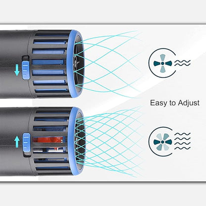 Carefree Fish Magnetic Aquarium Wave Maker 10W 1900Gph for 20~120Gal Fish Tank Quiet and Strong Powerhead Submersible Water Circulation Pump for Freshwater and Saltwater