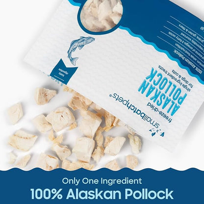 smallbatch Pets Freeze Dried Cat & Dog Treats, 2oz - Rainbow Trout, Organic High Protein Treats, Omega 3 Fatty Acids, Gluten Free, Grain Free, Made in The USA, Ethically Sourced, Single Protein