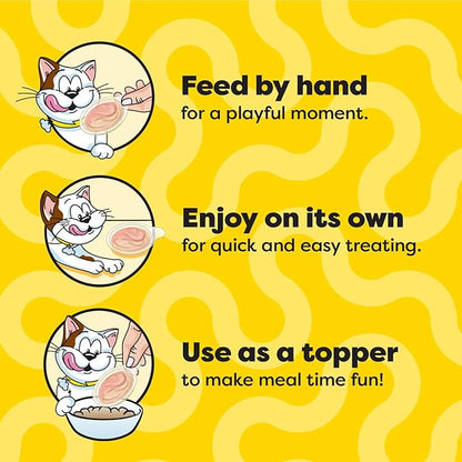 Temptations Lickable Spoons Adult Wet Cat Treats, 72 Spoons, Variety Pack