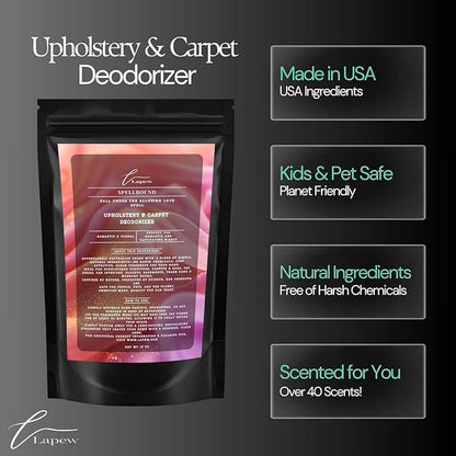 Spellbound Carpet Freshener Powder: Powerful Odor Eliminator for Home, Upholstery Deodorizer, Carpet Deodorizer, Pet Urine, Cat Litter Box - Spellbound Fragrance