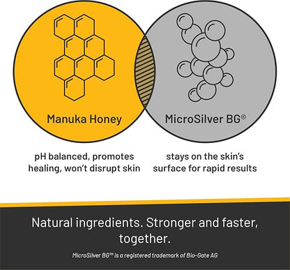 Absorbine Silver Honey Rapid Ear Care Vet Strength Ear Rinse, 4oz, Manuka Honey & MicroSilver BG, Safe for Dogs & Cats
