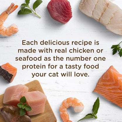 Rachael Ray Nutrish Natural Wet Cat Food, Ocean Lovers Variety Pack, 2.8 Ounce Cup (Pack of 12), Grain Free