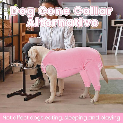 Nanaki Dog Surgery Suit Female Spay, Leg Sleeves for Dog Rear Legs, Doggy Onesie for Surgery Female, Doggy Recovery Suit Male Abdomen, Pet Wound Care Heal Protector, Surgical Suits for Pet Spay