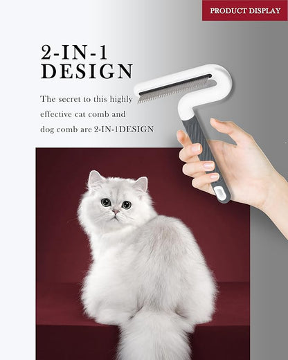 Flea Comb, TailGurus Effective Flea Comb for Cats & Dogs-Shedding Brush for All Pets-Long Hair Friendly-Durable-Versatile & Safe-Durable, Safe & Versatile-Portable,Pet-Friendly(TG2038)(Lime)