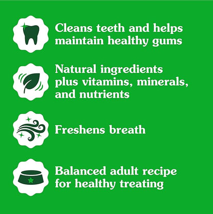 Greenies Regular Dental Dog Treats, Fresh Flavor, 12 oz. Pack (12 Treats)