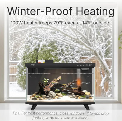 100W Aquarium Heater for M1 Smart Tank – Digital Thermostat