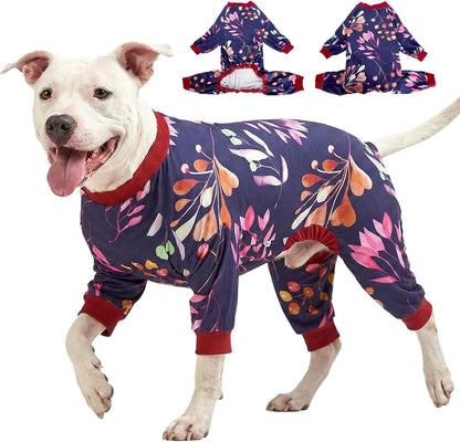 Large Dog Pajamas – 3 Prints, Sizes Medium–3XL