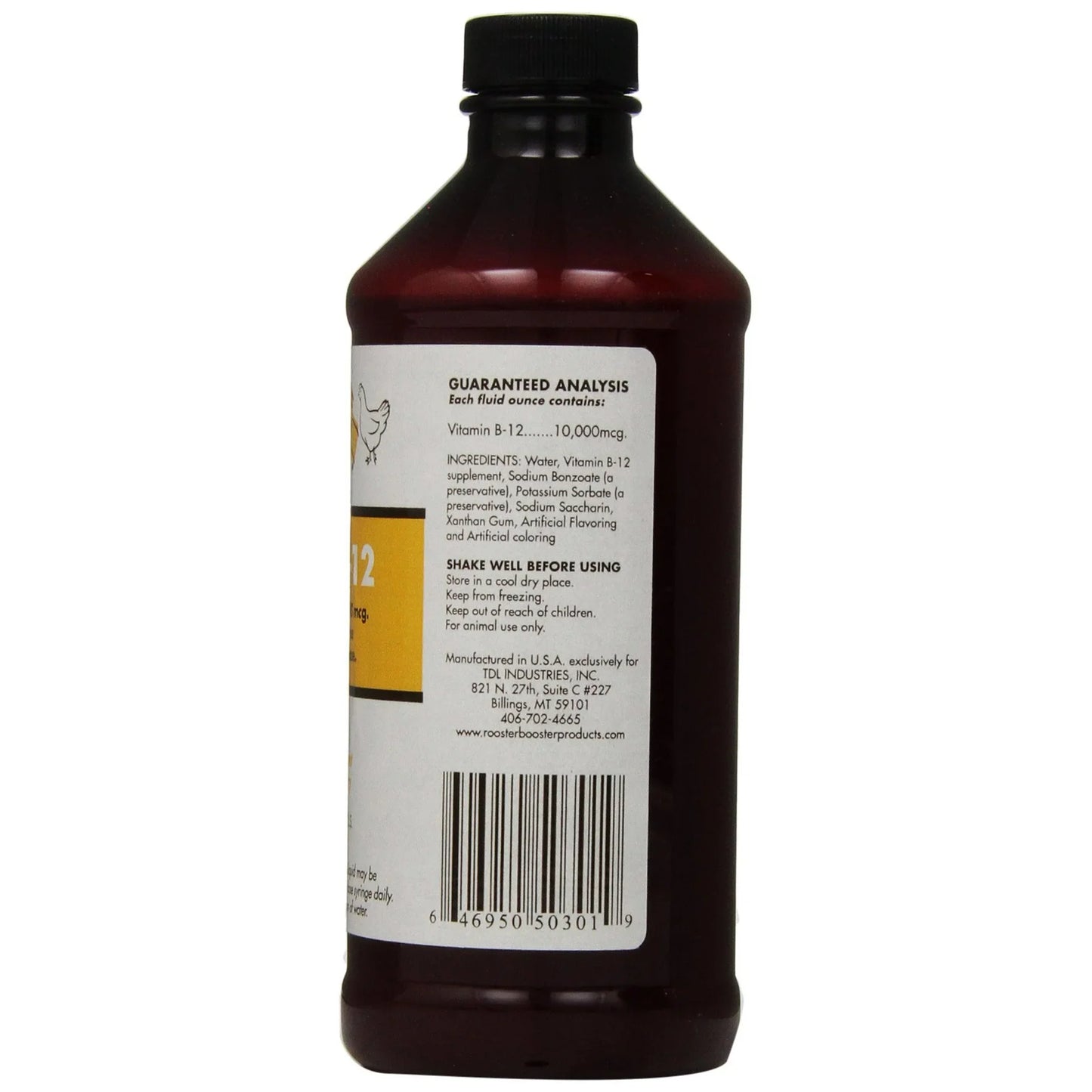 Rooster Booster Liquid B-12 Plus Vitamin K for All Poultry 16 oz.