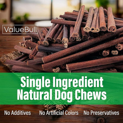ValueBull Collagen Sticks for Dogs, 12 Inch Medium Chews, Natural Long-Lasting Dog Treats, 25 Count - Supports Joints, Skin & Coat with Chondroitin & Glucosamine