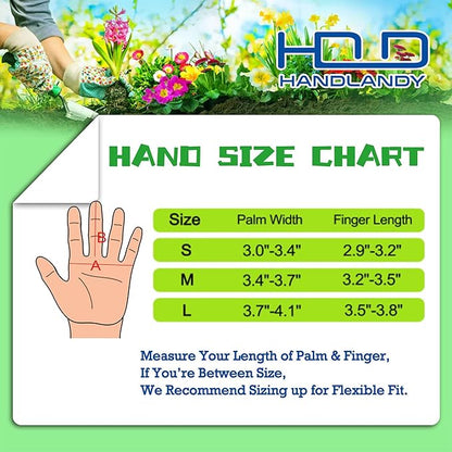 HANDLANDY Rose Pruning Gardening Gloves for Men Women, Thorn Proof Forearm Protection Leather Garden Gloves, Gardening Gifts for Gardeners (Beige- goatskin, Medium (Pack of 1))