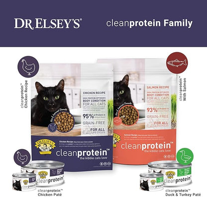 Dr. Elsey's Clean Protein Chicken Home Style Recipe All-Meat Pouch (Pack of 12)