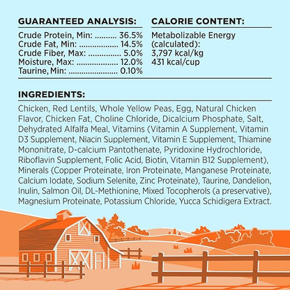 BIXBI Liberty Dry Food Chicken Recipe for Cats, 3lb
