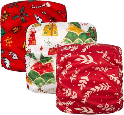 CuteBone Christmas Reusable Male Dog Wraps XL DM17XL