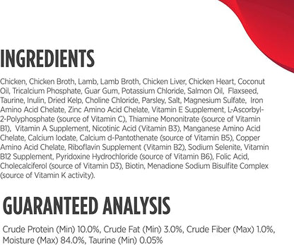 Nulo Real Shreds with Organ Meat Wet Canned Cat Food, Chicken & Lamb, 6.0 Ounce, 8 Cans