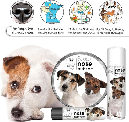The Blissful Dog Jack Russel Terrier Unscented Nose Butter, 16oz