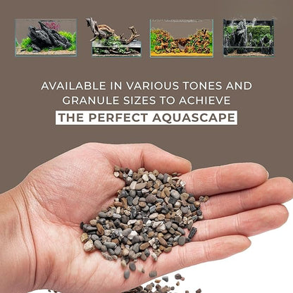 Ultum Nature Systems Controsand Santa Fe Aquarium Gravel (8L) - Small Pebbles for Fish Tank - Planted Aquarium Rocks - Fish Tank Substrate - Aquarium Pebbles - Versatile Fish Tank Stones
