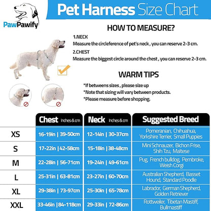 PawPawify Custom No Pull Dog Harness with Name and Phone Number, Heavy Duty Personalized Pet Vest to Prevent Tugging, Pulling, or Choking, Training and Walking (Camouflage Blue, L (40-60 LBS))