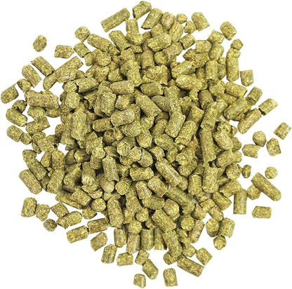 Timothy Pellets (4 lb.) - 100% All Natural, High Fiber, Sun Cured Timothy Hay Grass Food & Treat - Rabbits, Guinea Pigs, Chinchillas, Degus, Prairie Dogs, Tortoises, Hamsters, Gerbils, Rats
