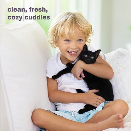 Waterless Foam Shampoo for Cats - No Rinse, Dry Shampoo for Cats - Eliminates Odors - Gentle & Anti-Itch - Natural & Hypoallergenic Waterless Cat Shampoo – Fragrance Free - 8 fl oz