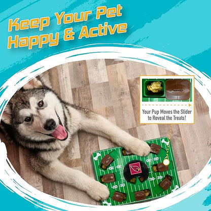 Pets First NFL Arizona Cardinals Puzzle Toy, Puzzle Treat Dog Toy, Interactive Dog Treat Toy, Dog Puzzle