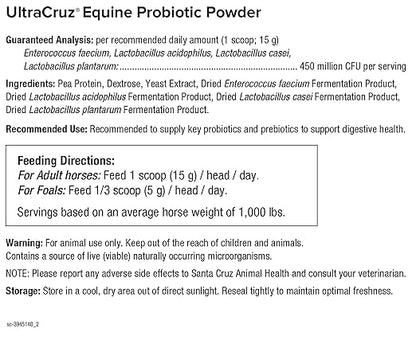 UltraCruz® Equine Probiotic Powder, 5 lb