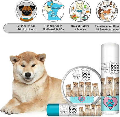 The Blissful Dog 1 oz TIN Shiba Inu Booboo Butter