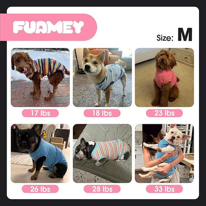 FUAMEY Recovery Suit for Dogs After Surgery,Soft Breathable Dog Bodysuit E-Collar & Cone Alternative Surgical Suit,Male Female Dog Neuter Spay Suits Anti Licking Wounds Onesie Brown Leopard M