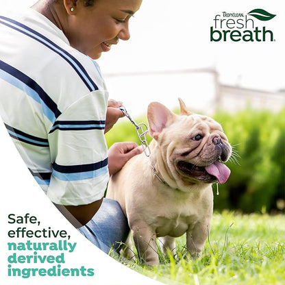 TropiClean Fresh Breath Finger Toothbrushes for Dogs & Puppies | Gentle Soft Toothbrush Alternative for Easy Teeth Cleaning