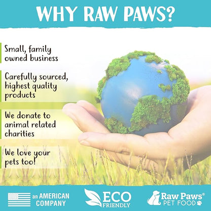 Raw Paws Beef Cheek Rolls for Dogs Large - 10 inch (4 Pack) - Packed in USA - Free-Range, Rawhide Alternative Dog Chews - Retriever Rolls - Beef Cheeks for Dogs