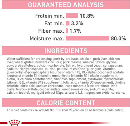 Royal Canin Feline Health Nutrition Kitten Loaf in Sauce Canned Cat Food, 5.1 oz can (24-count)