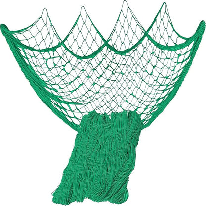 Nature Fish Net Wall Decoration with Shells, Ocean Themed Wall Hangings Fishing Net Party Decor for Pirate Party,Wedding,Photographing Decoration