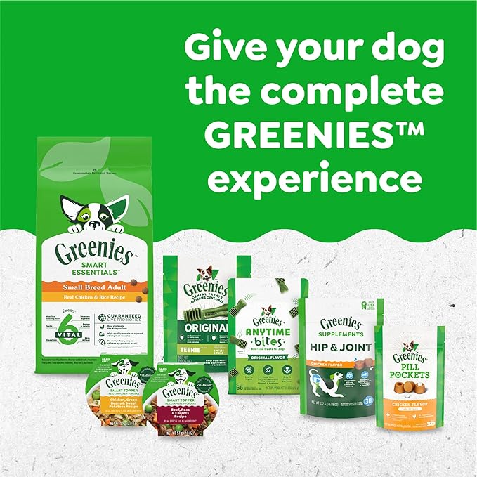 Greenies Original Large Dental Dog Treats, 27 oz. Pack (17 Treats)