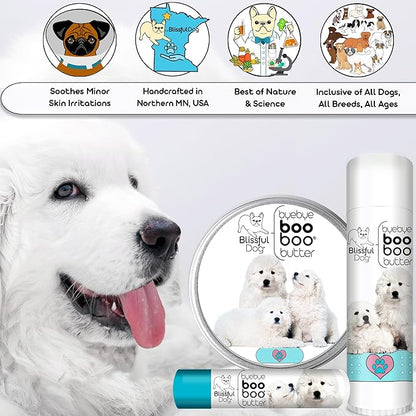 The Blissful Dog 4 oz TIN Great Pyrenees Booboo Butter