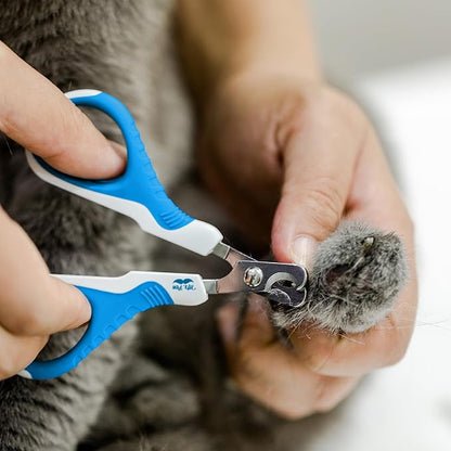 Mr. Pen Cat Nail Trimmer - Blue & White, Cat & Kitten Nail Clipper, Pet Claw Trimmer for Small Dogs