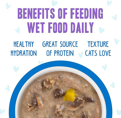 Weruva B.F.F. OMG - Best Feline Friend Oh My Gravy!, Love Munchkin! with Chicken & Pumpkin in Gravy Cat Food, 5.5oz Can (Pack of 8)