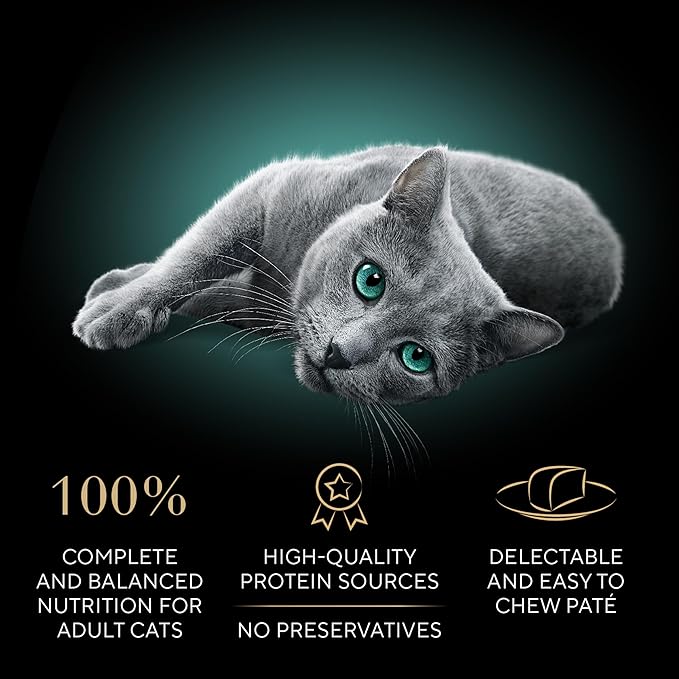 Sheba Perfect Portions Wet Cat Food Pate Savory Chicken Entree and with Sustainable Salmon Variety Pack, 2.6 oz. Twin-Pack Trays (6 Count, 12 Servings) (Pack of 2)