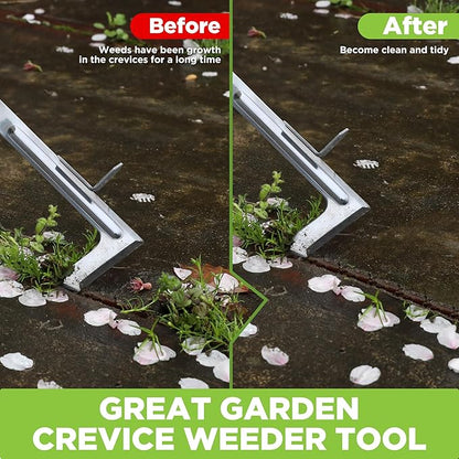WORKPRO Garden Tool Set, 3 Pcs Gardening Hand Tools with Wood Handle, Weed Puller, Crack Weeder, Hand Trowel, for Planting, Digging, Weeding, Ideal Gardening for Women & Men