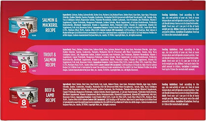 Nulo Variety Pack Pate Wet Canned Cat Food, 5.5 Ounce(Pack of 24)