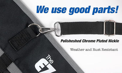 Southwestern Equine EZ Breezy Box Fan Holder, Horse Stall Classic Fan Bag, Stable Supplies, Horse Fan (Black)