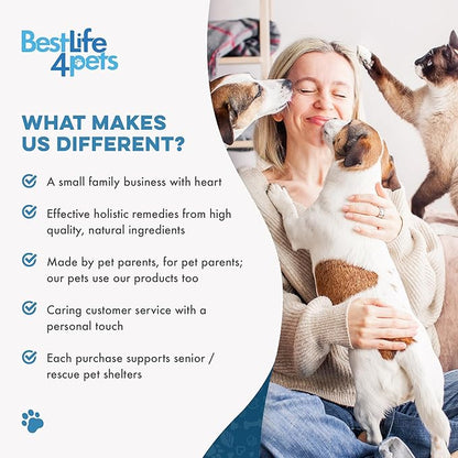 Cat Allergy Relief & Immune Support, Natural Relief for Seasonal Allergies, Itching, Sneezing, Congestion, Runny Nose, and Feline Respiratory Infections, 400 Small Odorless Tasteless Pills