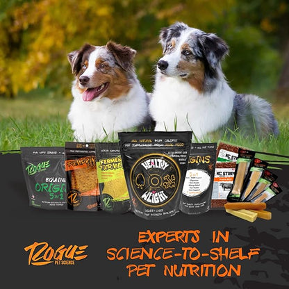 Origins 5-in-1 Dog Supplement - Powdered Food Topper w/Natural Omega 3 Fish Oil - Supports Healthy Digestion, Skin, and Coat - Helps Reduce Itching & Joint Inflammation (2 lbs)