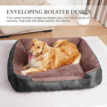 Dog Beds for Small Dogs, Soft Breathable Pet Bed Machine Washable, Small Dog Bed with Non-Slip Bottom