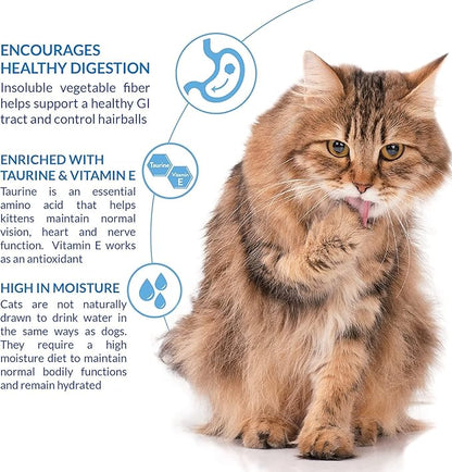 INABA Churu for Cats, Functional, Creamy Lickable Purée Cat Treat for Hairball Control, 0.5 Ounces Each, 24 Tubes (4 per Pack), 2 Flavor Tuna and Chicken Variety Pack