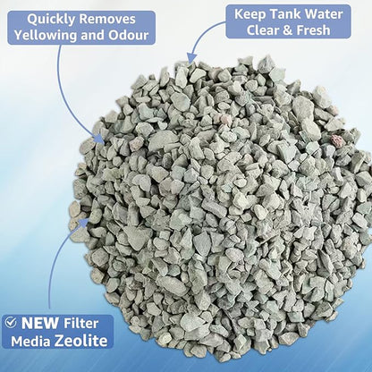 9 Count Assembled Medium Filter Cartridges Compatible with Tetra Whisper Bio-Bag Filters 10i PF10 Reptofilter 90 GPH Medium Replacement Filter Cartridges for Whisper Filter & Aquariums