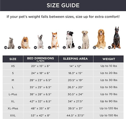 Bedsure Orthopedic Dog Beds for Small Dogs - Washable Small Dog Cat Bed Waterproof, Comfort Pet Couch Sofa with Washable Removable Cover, Pets Bed with Nonskid Bottom, Moss Green, 24"